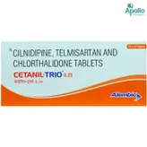 Cetanil Trio 6.25 Tablet 10's, Pack of 10 TABLETS