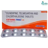 Cetanil Trio 6.25 Tablet 10's, Pack of 10 TABLETS