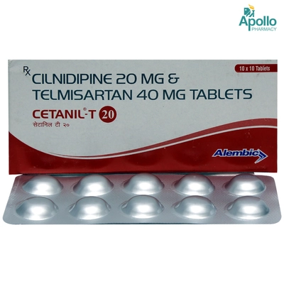 Cetanil-T 20 Tablet 10's, Pack of 10 TABLETS