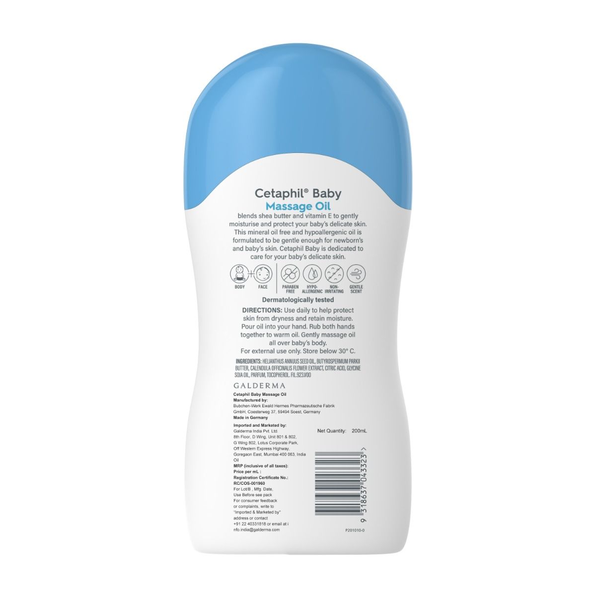 Cetaphil Baby Massage oil, 200 ml Price, Uses, Side Effects