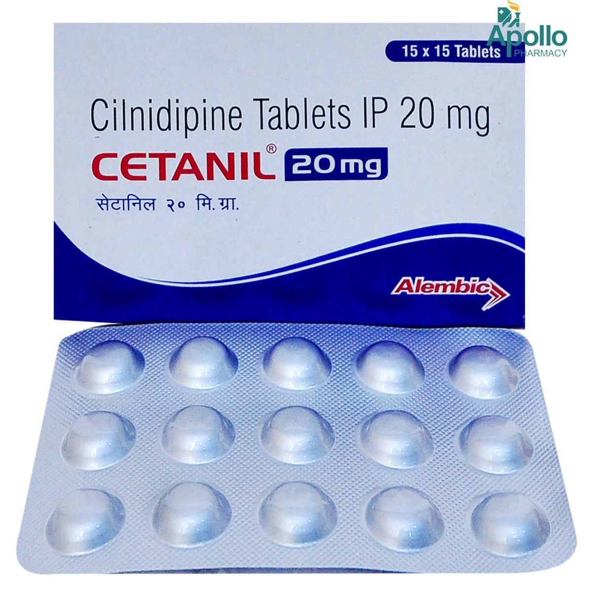 Cetanil 20 mg Tablet 15's, Pack of 15 TABLETS Cetanil 20 mg Tablet 15's, Pack of 15 TABLETS