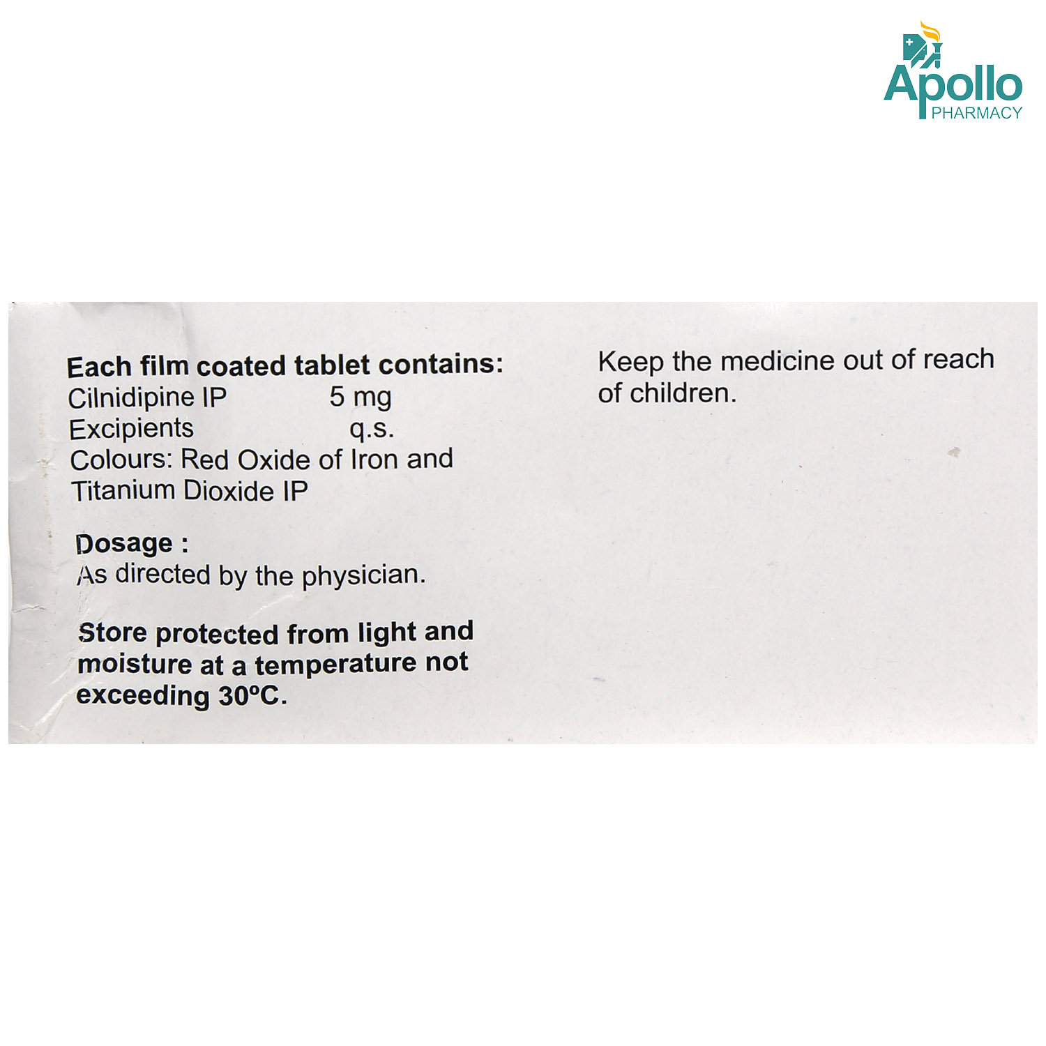 Cetanil 5 mg Tablet 15's, Pack of 15 TABLETS Cetanil 5 mg Tablet 15's, Pack of 15 TABLETS