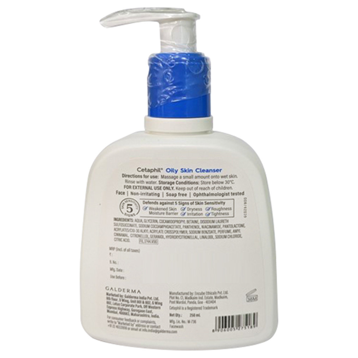 Cetaphil Oily Skin Cleanser, 250 ml, Pack of 1 Cetaphil Oily Skin Cleanser, 250 ml, Pack of 1