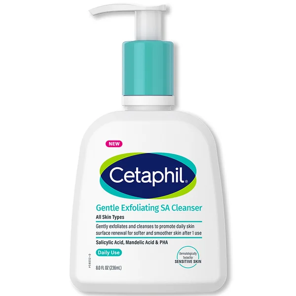 Cetaphil Gentle Exfoliating Sa Cleanser, 236 ml