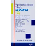 Champix 1 Tablet 28's, Pack of 1 TABLET