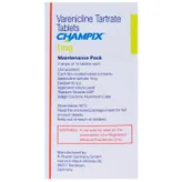 Champix 1 Tablet 28's, Pack of 1 TABLET
