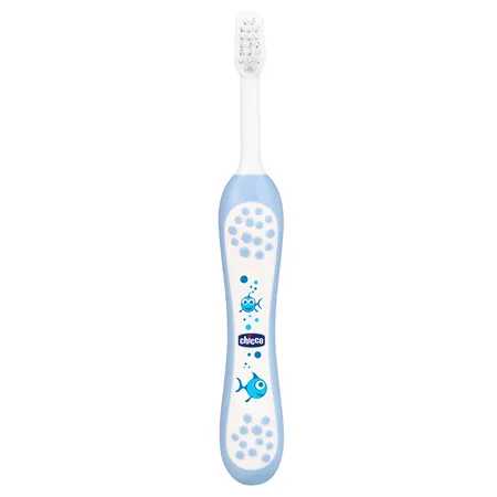 Chicco 6-36 Month Light Blue Tooth Brush, 1 Count
