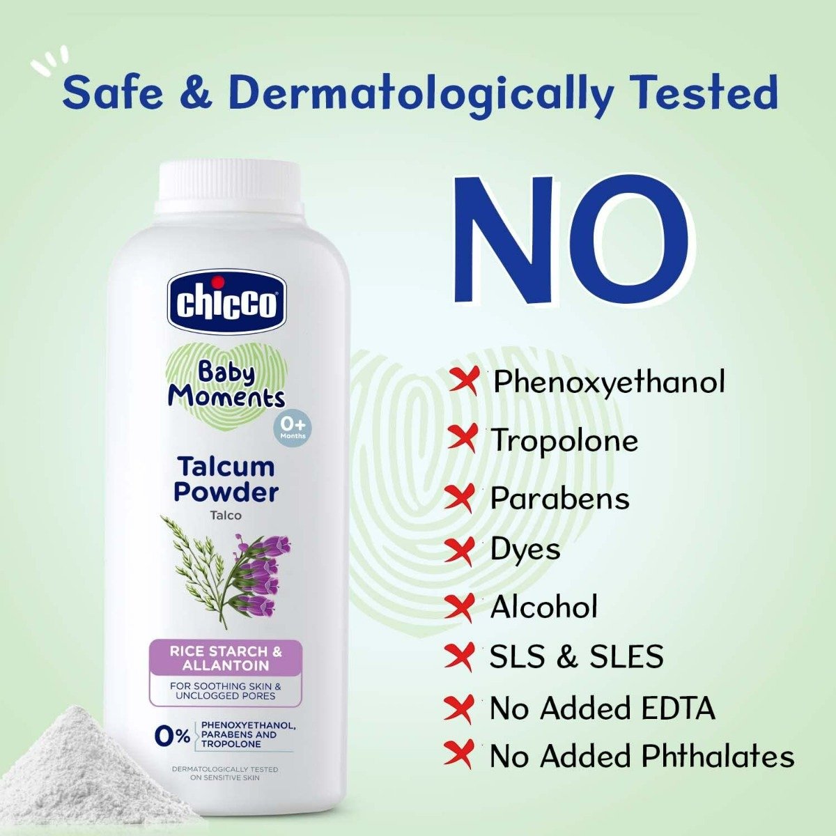 Chicco Baby Moments Talcum Powder, 75 gm, Pack of 1 Chicco Baby Moments Talcum Powder, 75 gm, Pack of 1