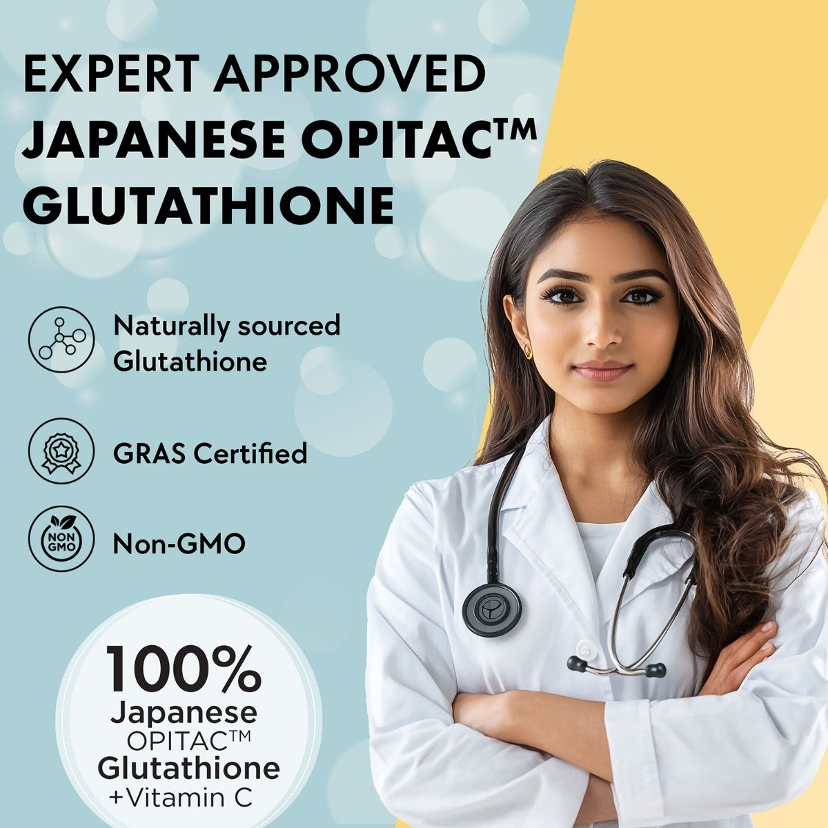 Chicnutrixglow Japanese OPITAC Glutathione, 20 Effervescent Tablets | for Clear & Glowing Skin, Pack of 1 Chicnutrixglow Japanese OPITAC Glutathione, 20 Effervescent Tablets | for Clear & Glowing Skin, Pack of 1