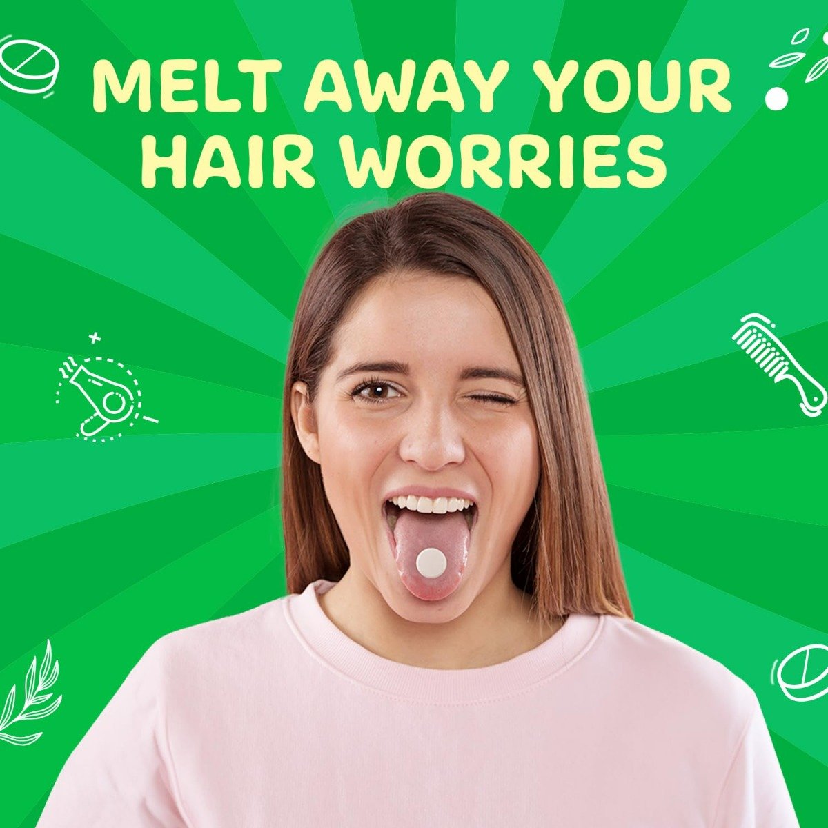 Chicnutrix Popz Biotin 10000 mcg, 30 Tablets, Pack of 1 Chicnutrix Popz Biotin 10000 mcg, 30 Tablets, Pack of 1