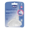 Chicco Natural Feeling Teat for 2M+ Medium, 1 Count