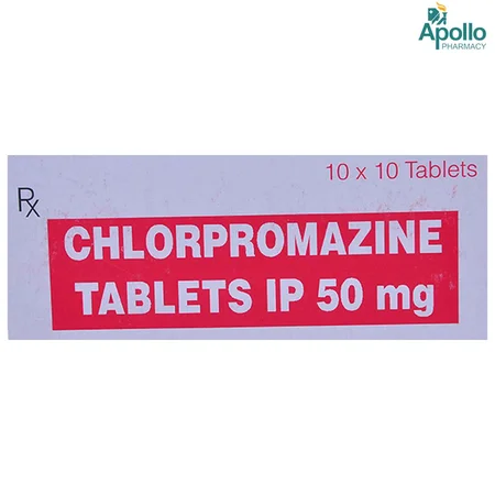 Chlorpromazine 50 mg Tablet 10's