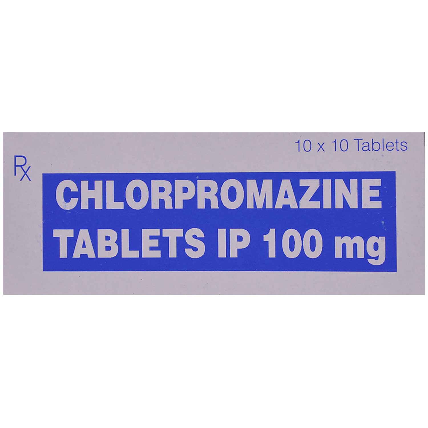 Buy Chlorpromazine 100 Tablet 10's Online