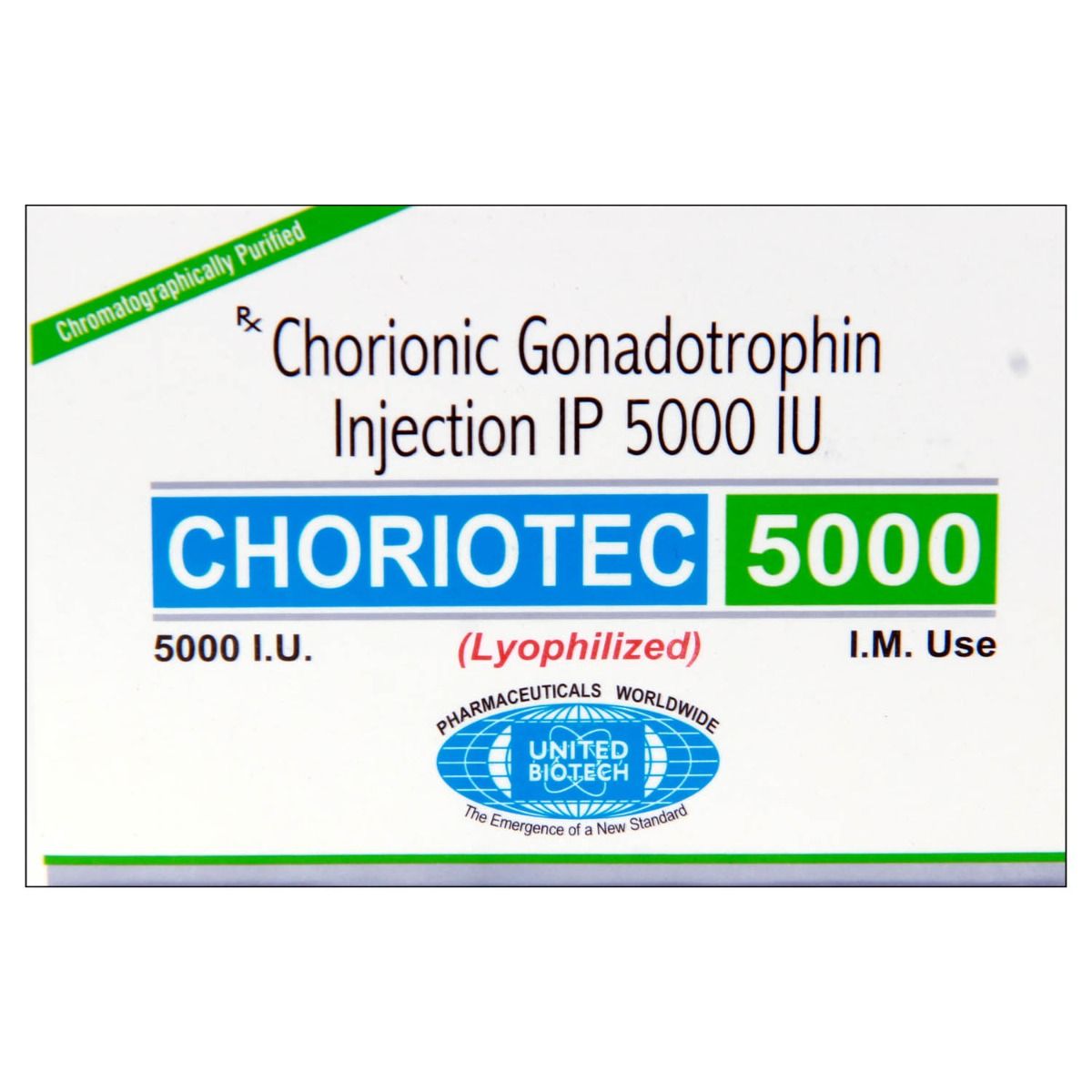 Buy Choriotec 5000IU Injection 1's Online