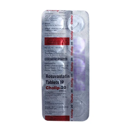 Cholip-20mg Tablet 10's