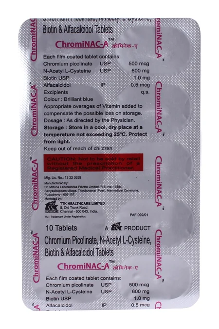 Chrominac A Tablet 10's