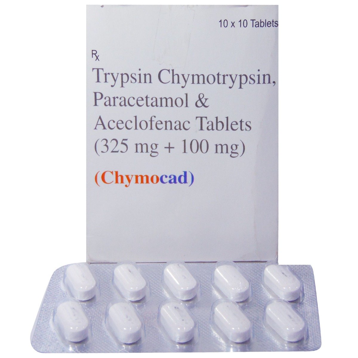 Chymocad Tablet 10's, Pack of 10 TabletS Chymocad Tablet 10's, Pack of 10 TabletS
