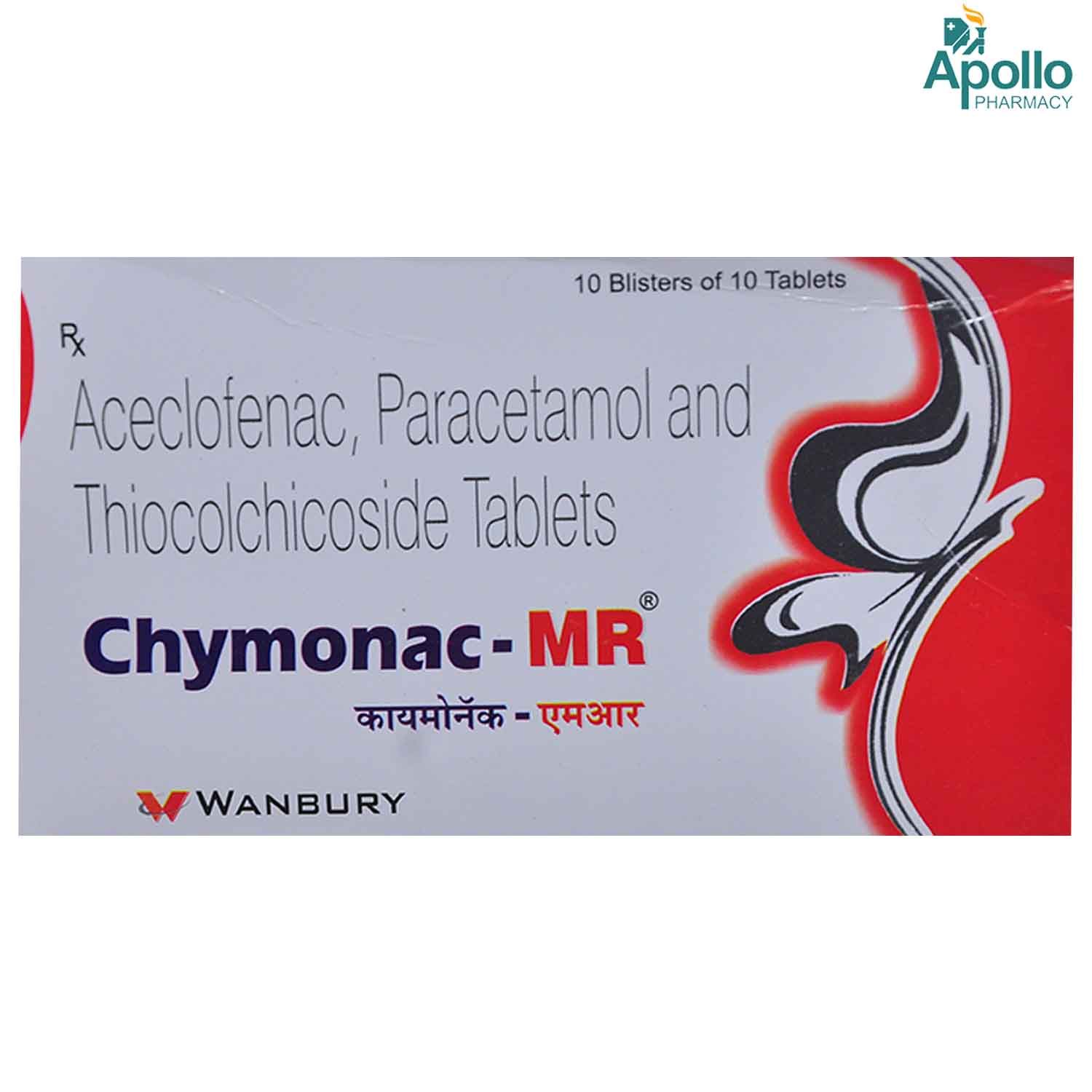 Buy Chymonac-MR Tablet 10's Online