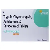 CHYMOTIP PLUS TABLET 10'S, Pack of 10 TABLETS