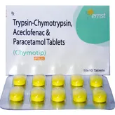 CHYMOTIP PLUS TABLET 10'S, Pack of 10 TABLETS