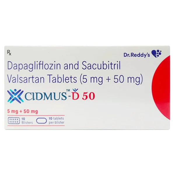 Cidmus-D 50 Tablet 10's, Pack of 10