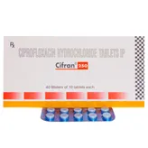 Cifran 250 mg Tablet 10's, Pack of 10 TabletS