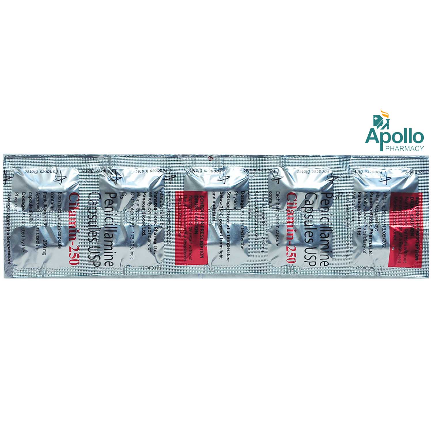 Cilamin-250 Capsule 10's, Pack of 10 CAPSULES Cilamin-250 Capsule 10's, Pack of 10 CAPSULES