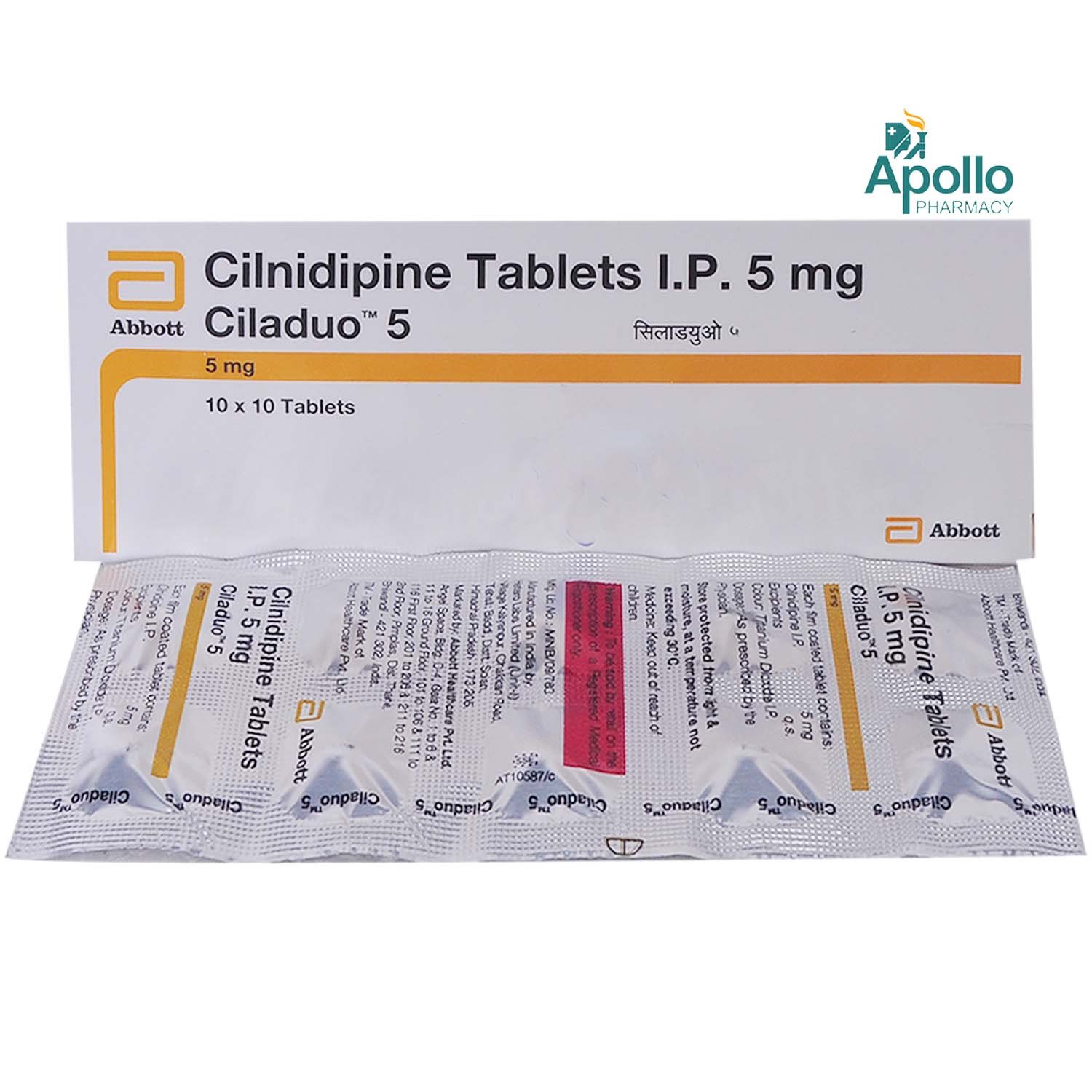 Ciladuo 5 Tablet 10's, Pack of 10 TABLETS Ciladuo 5 Tablet 10's, Pack of 10 TABLETS