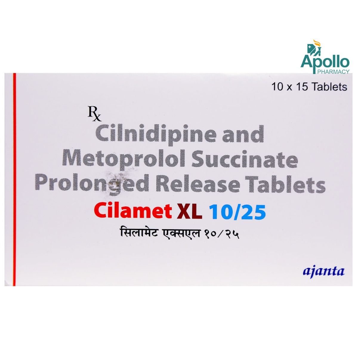 Buy Cilamet Xl 10/25 mg Tablet 10's Online