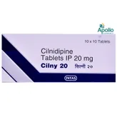 Cilny 20 Tablet 10's, Pack of 10 TABLETS
