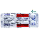 Cilny 20 Tablet 10's, Pack of 10 TABLETS