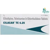 Cilacar TC 6.25 Tablet 10's, Pack of 10 TABLETS