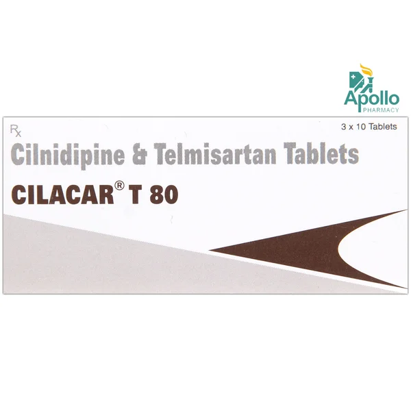 Cilacar T 80 Tablet 10's, Pack of 10 TABLETS