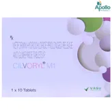 CILVORYL M 1MG TABLET 10'S, Pack of 10 TABLETS