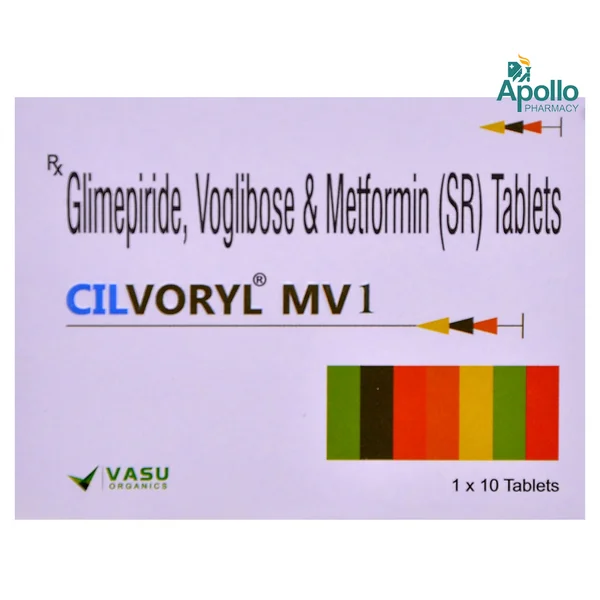 Cilvoryl MV 1 Tablet 10's