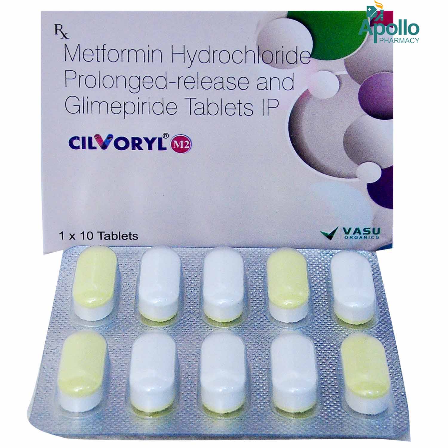 Cilvoryl M2 Tablet 10's, Pack of 10 TABLETS Cilvoryl M2 Tablet 10's, Pack of 10 TABLETS