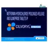 Cilvoryl M2 Forte Tablet 10's, Pack of 10 TabletS