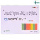 Cilvoryl MV 2 Tablet 10's, Pack of 10 TABLETS
