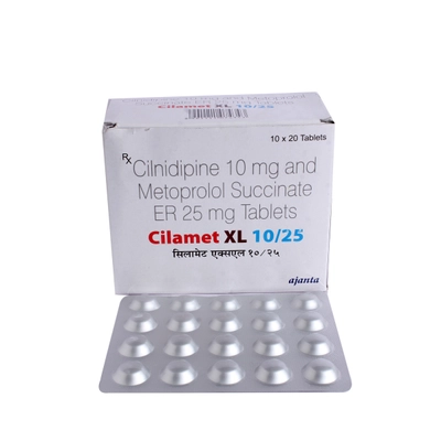 Cilamet XL 10/25 Tablet 20's, Pack of 20 TABLETS