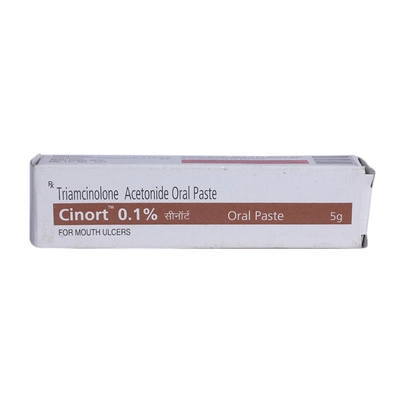 Cinort Oral Paste 5 gm, Pack of 1 Paste