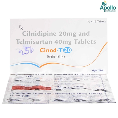 Cinod-T 20 Tablet 15's, Pack of 15 TabletS