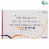 Cinod Beta 10/25 Tablet 15's, Pack of 15 TABLETS