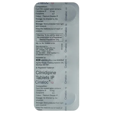 Cinaloc 10 Tablet 10's
