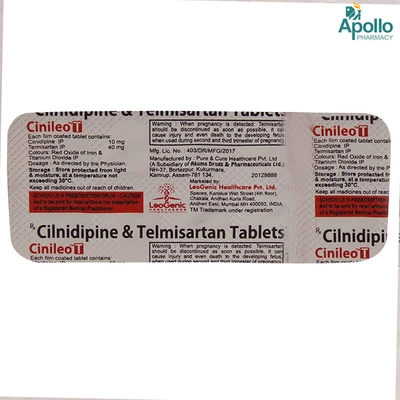 Cinileo T 10/40mg Tablet 10's, Pack of 10 TABLETS