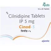 Cinod-5 Tablet 20's, Pack of 20 TABLETS