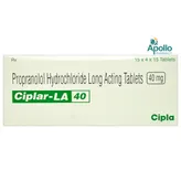 Ciplar-LA 40 Tablet 15's, Pack of 15 TABLETS