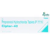 Ciplar-40 Tablet 15's, Pack of 15 TABLETS