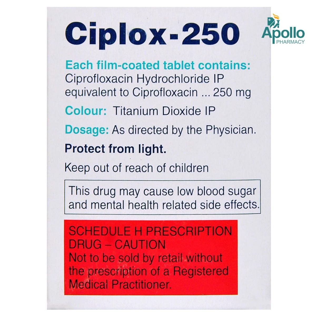 Ciplox 250mg Tab