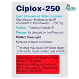 Ciplox-250 Tablet 10's, Pack of 10 TABLETS
