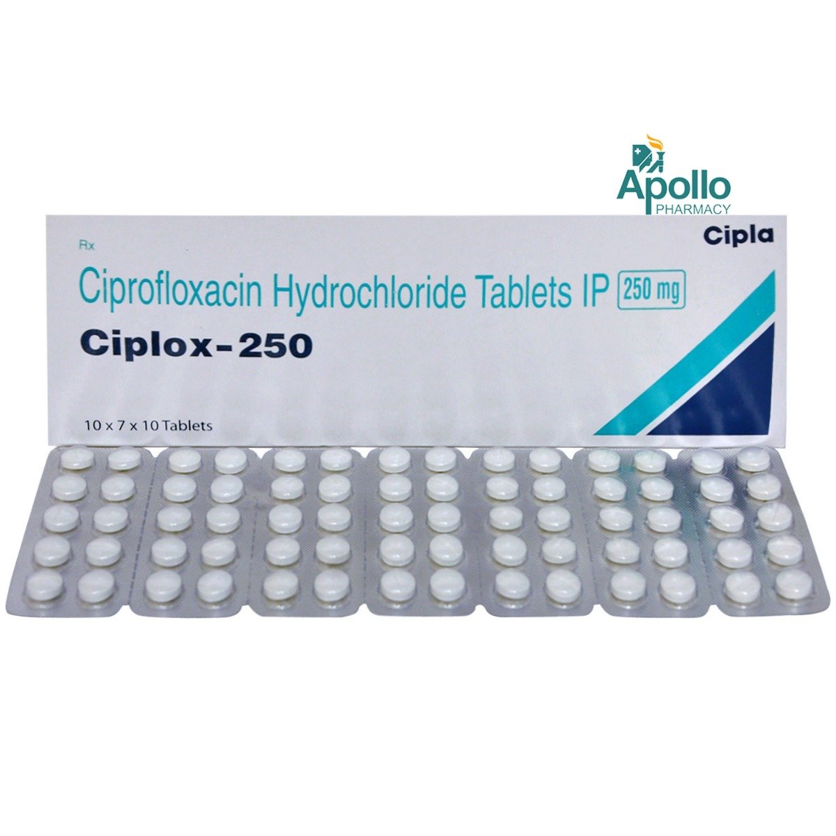 Ciplox-250 Tablet 10's, Pack of 10 TABLETS Ciplox-250 Tablet 10's, Pack of 10 TABLETS